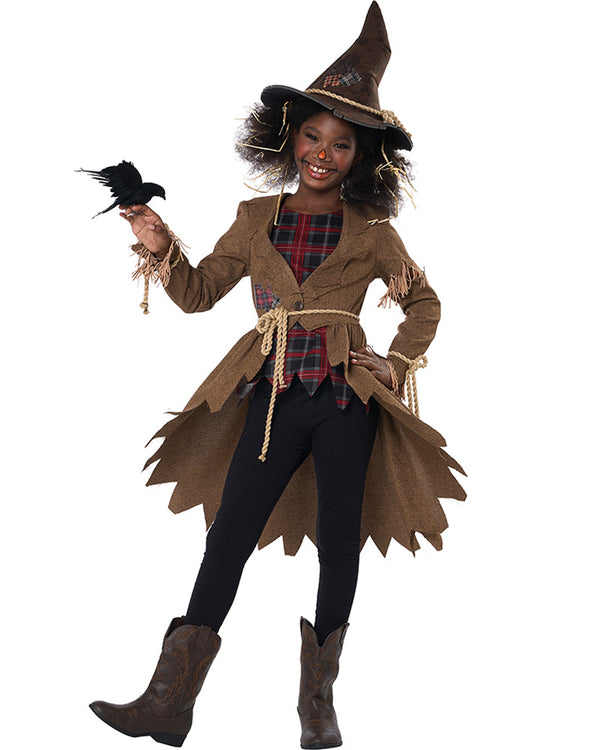 Hay Grrrl Scarecrow Deluxe Girls Costume