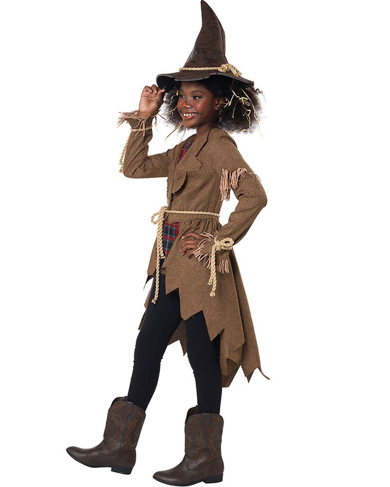 Hay Grrrl Scarecrow Deluxe Girls Costume