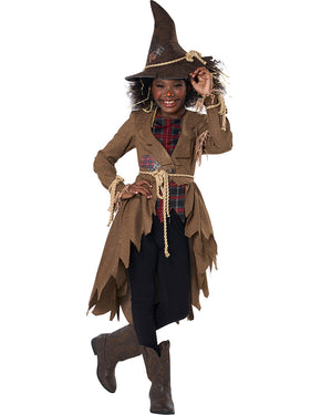 Hay Grrrl Scarecrow Deluxe Girls Costume