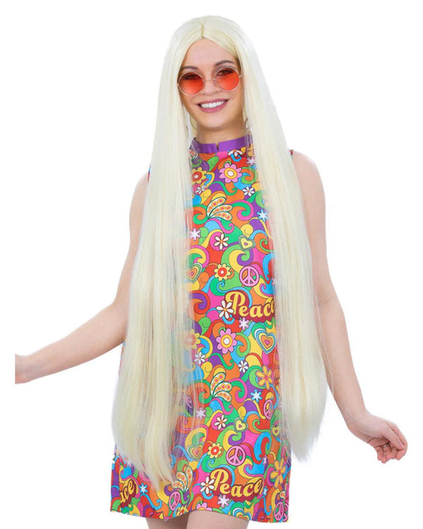 Hippie Blonde Extra Long Wig