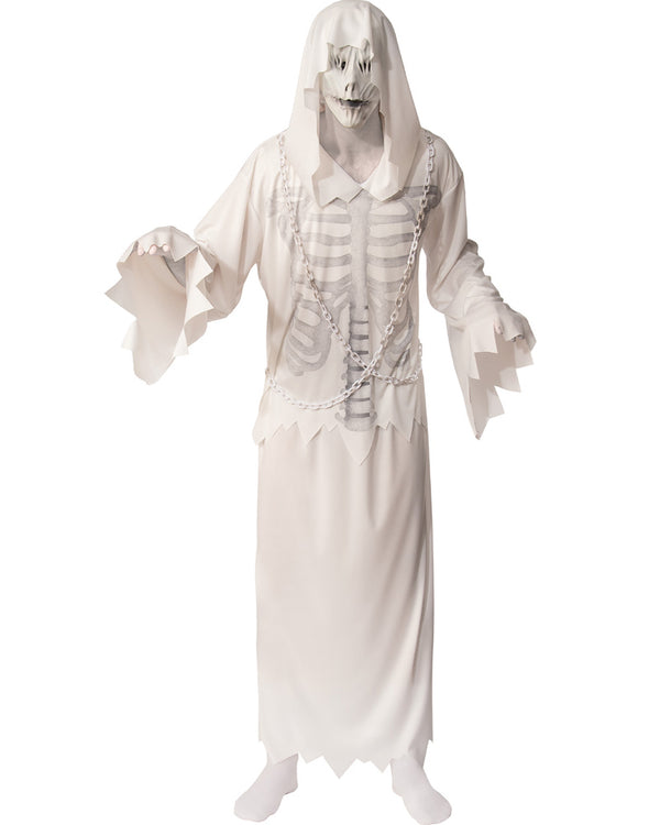 Horrifying Hooded Ghost Mens Costume