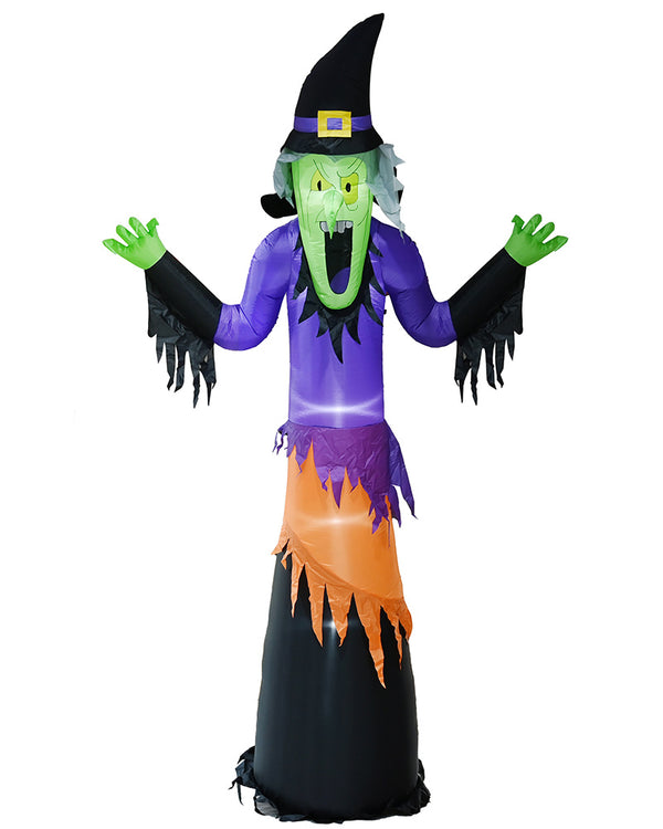 Giant Skinny Witch Lawn Inflatable 3.66m