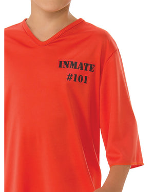 Inmate 101 Prisoner Boys Costume