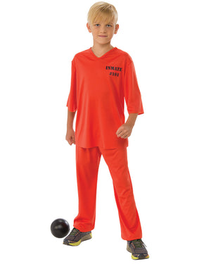 Inmate 101 Prisoner Boys Costume