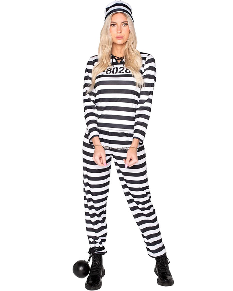 Jailbird Womens Costume