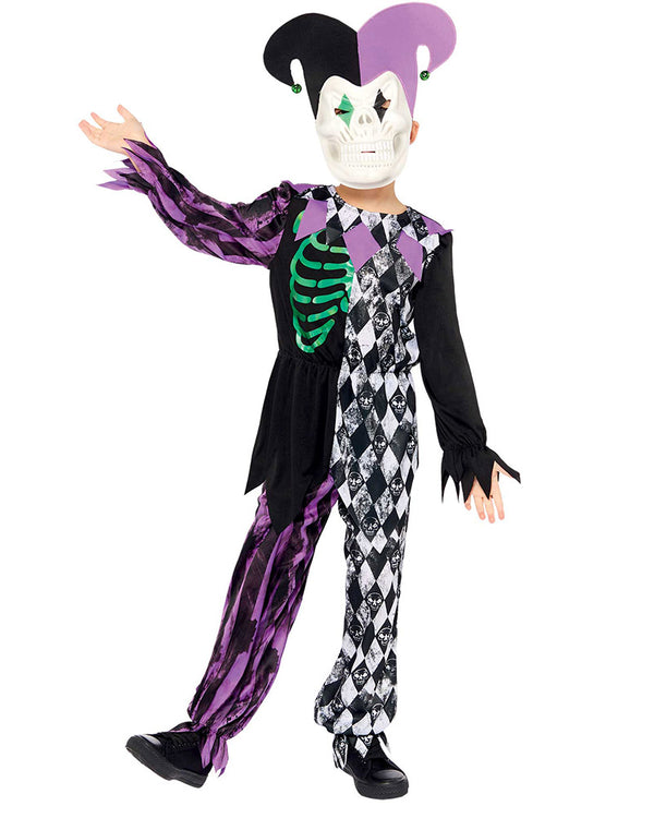 Jester Boys Costume 4-6 Years