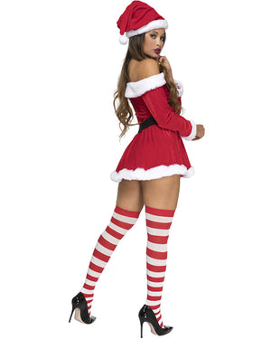 Joyful Clause Womens Costume