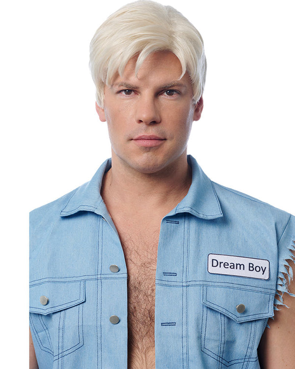 Kenny Dream Boy Short Platinum Blonde Wig