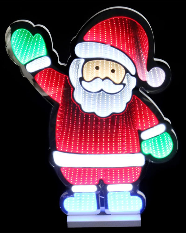 Christmas LED Infinity Santa Light 74cm