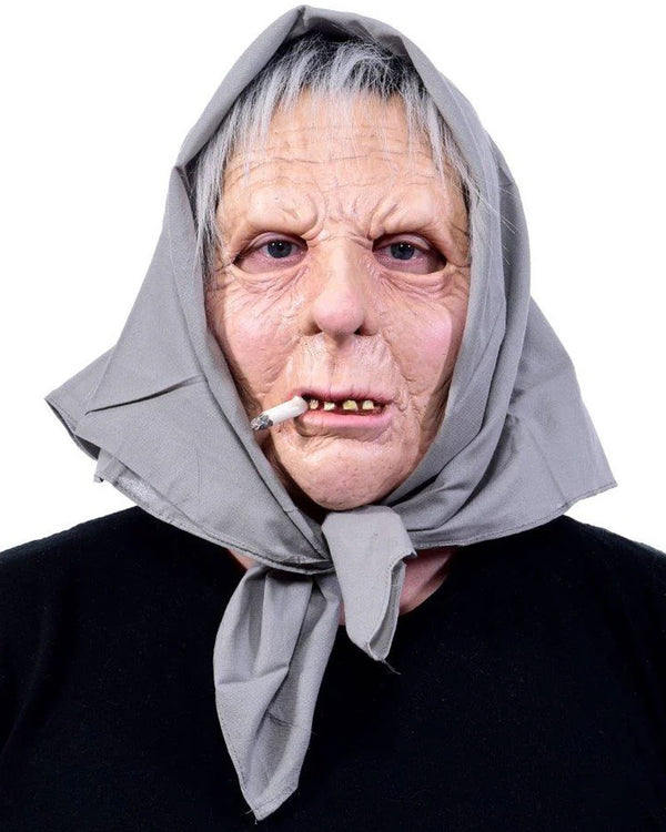 Leona Smokin Hot Grandma Deluxe Mask