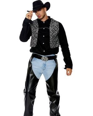 Lets Ride Western Mens Costume