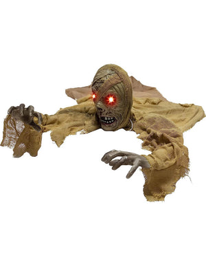 Light Up Mummy Zombie Crawling Halloween Animated Ground Breaker 1.7m