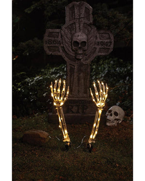 Light Up Skeleton Arms Grave Breaker 38cm