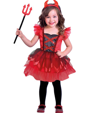 Little Devil Girls Costume 3-4 Years