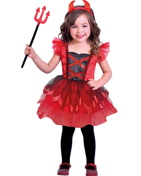 Little Devil Girls Costume 3-4 Years