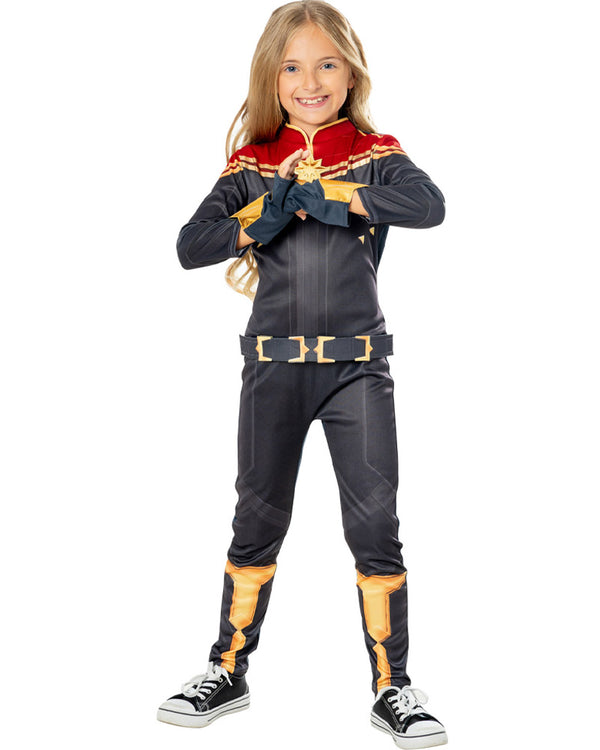 Marvel Captain Marvel Deluxe Girls Costume