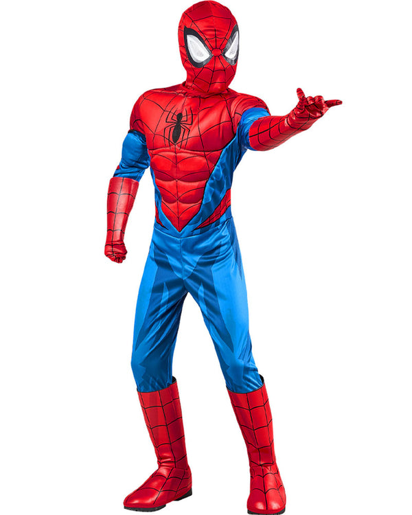 Marvel Spiderman Deluxe Boys Costume