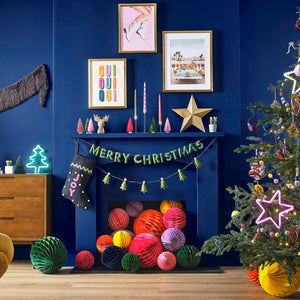 Merry & Bright Christmas Dinner Candles Pack of 3
