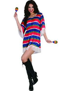 Mexican Serape Womens Costume