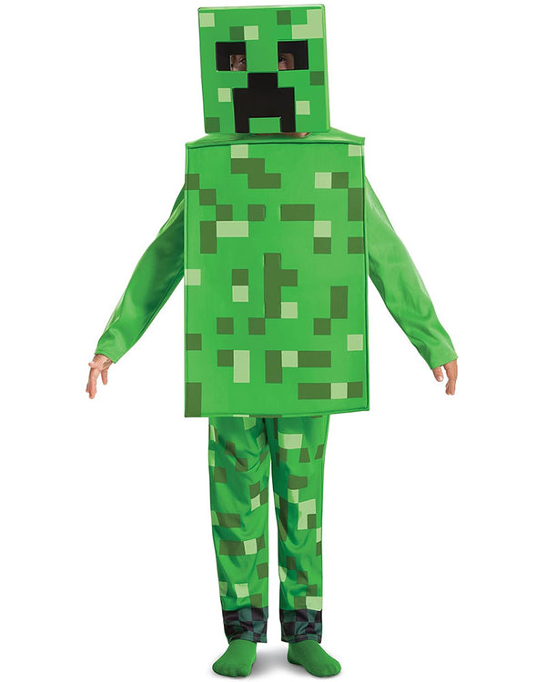 Minecraft Creeper Fancy Dress Boys Costume