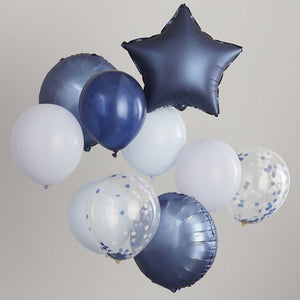 Mix It Up Balloon Bundle Blue Pack of 11