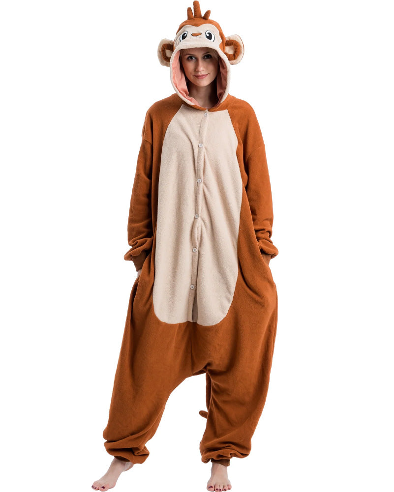 Monkey Jumpsuit Adult Costume