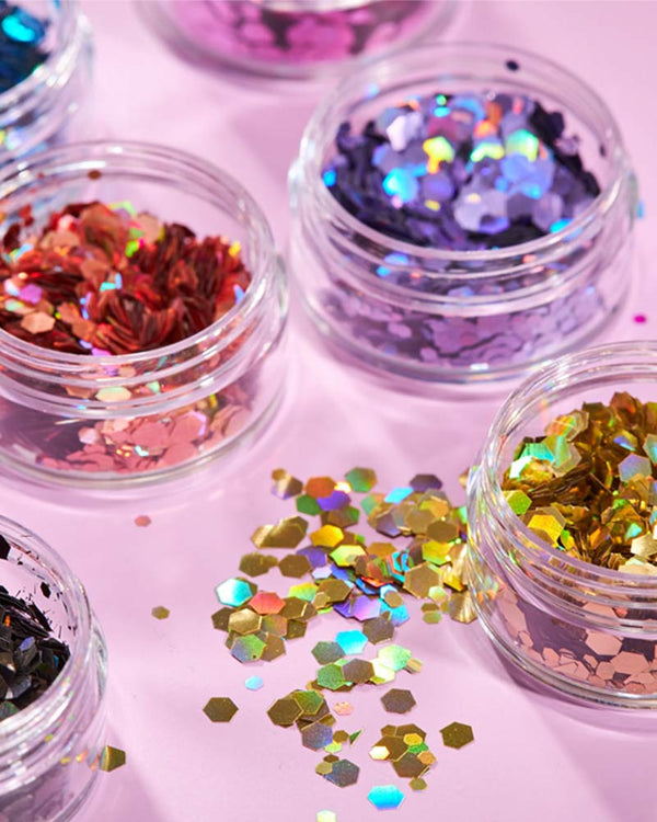 Moon Glitter Purple Holographic Chunky Body Glitter 3g