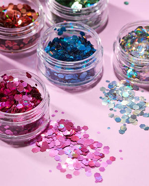 Moon Glitter Purple Holographic Chunky Body Glitter 3g