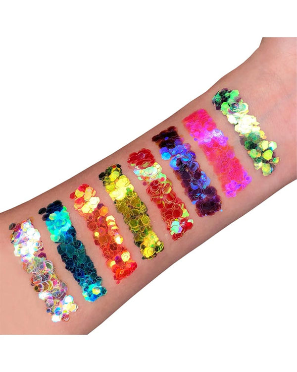 Moon Glitter White Iridescent Chunky Body Glitter 3g