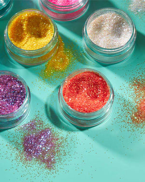 Moon Glitter Pink Iridescent Body Glitter Shaker 5g