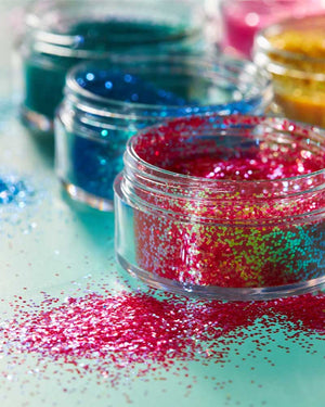 Moon Glitter Cherry Red Iridescent Body Glitter Shaker 5g