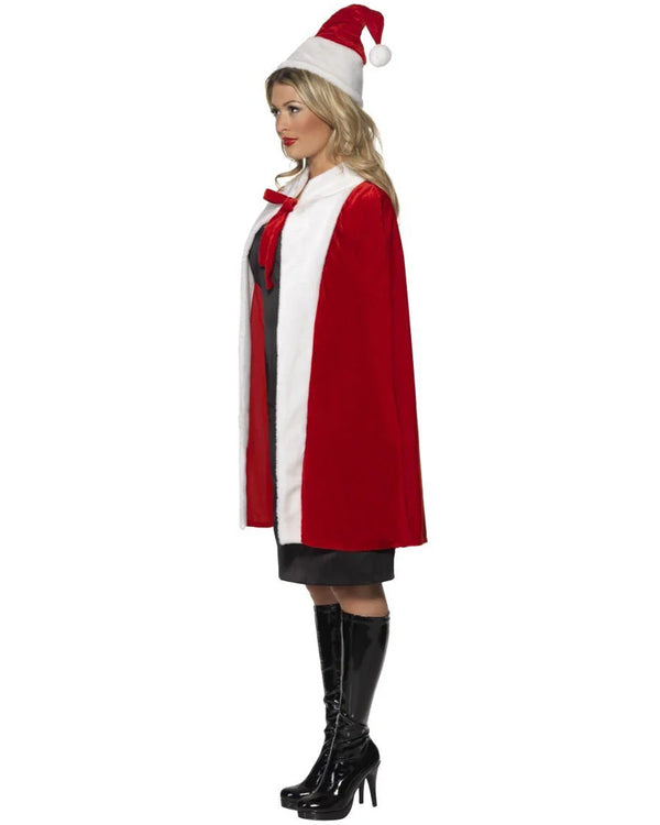 Mrs Claus Cape and Hat Set