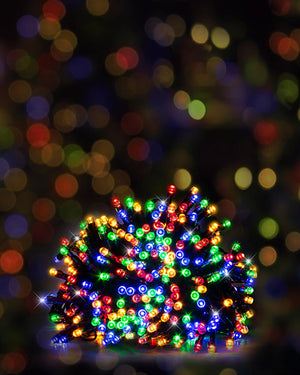 Timer Multi Coloured 1000 Piece LED Fairy Lights 69.9m