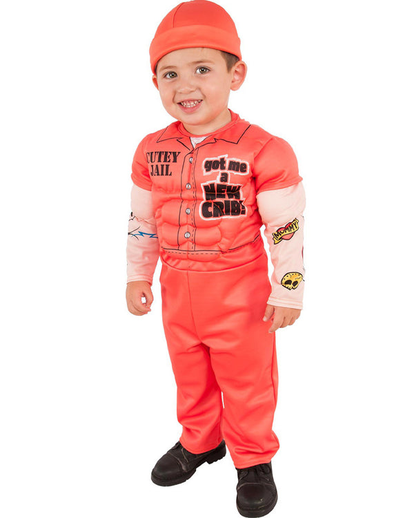 Muscle Man Prisoner Deluxe Boys Costume