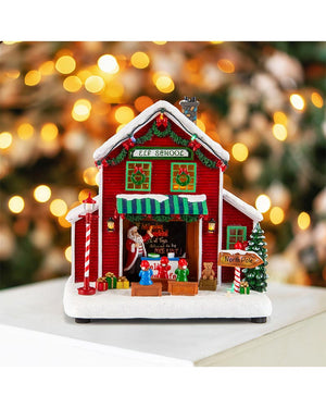 Elf School Musical LED Christmas Decoration 23cm