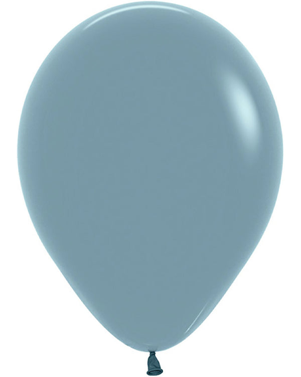 Pastel Dusk Blue 30cm Latex Balloons Pack of 25