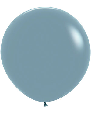 Pastel Dusk Blue 60cm Latex Balloons Pack of 3