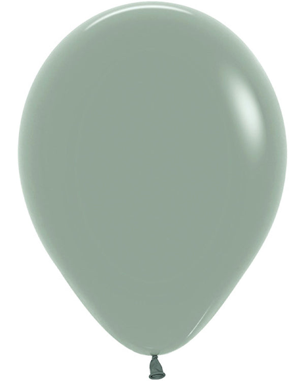 Pastel Dusk Laurel Green 30cm Latex Balloons Pack of 100