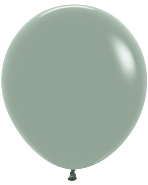 Pastel Dusk Laurel Green 45cm Latex Balloons Pack of 6