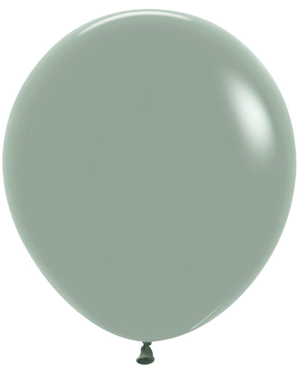 Pastel Dusk Laurel Green 45cm Latex Balloons Pack of 6