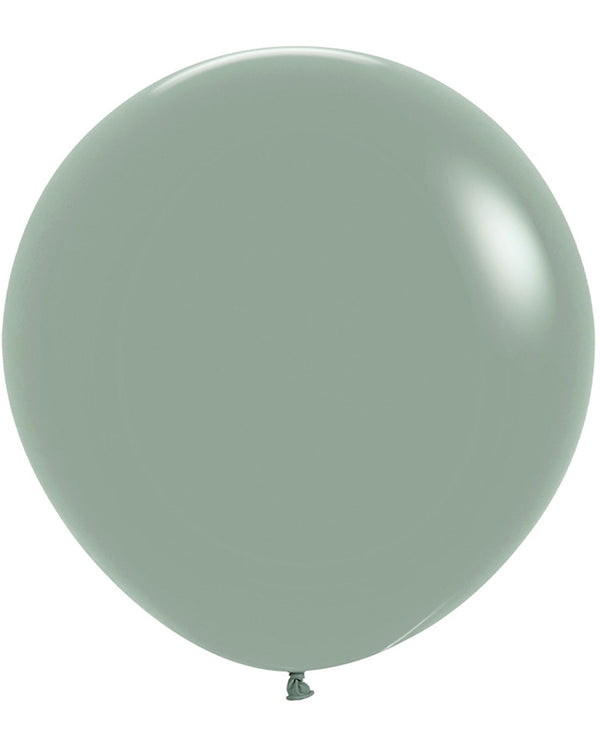 Pastel Dusk Laurel Green 60cm Latex Balloons Pack of 3