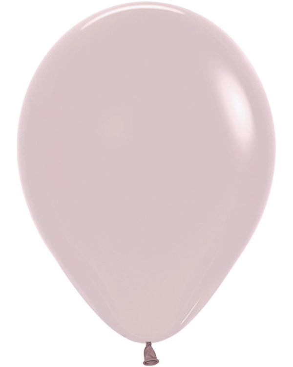 Pastel Dusk Rose 30cm Latex Balloons Pack of 25