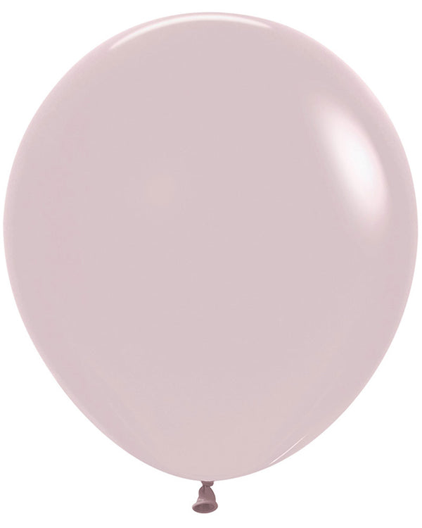 Pastel Dusk Rose 45cm Latex Balloons Pack of 6