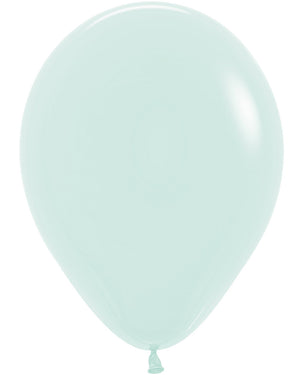 Pastel Matte Green 30cm Latex Balloons Pack of 50