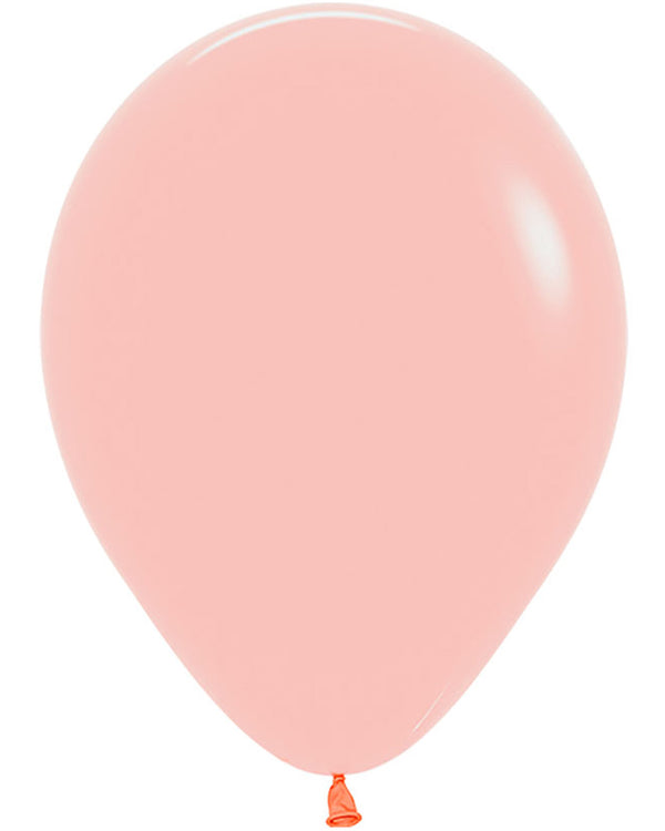 Pastel Matte Melon 12cm Latex Balloons Pack of 50