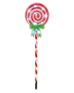 LED Christmas Candy Lollipop Path Lights 74cm Pack of 4