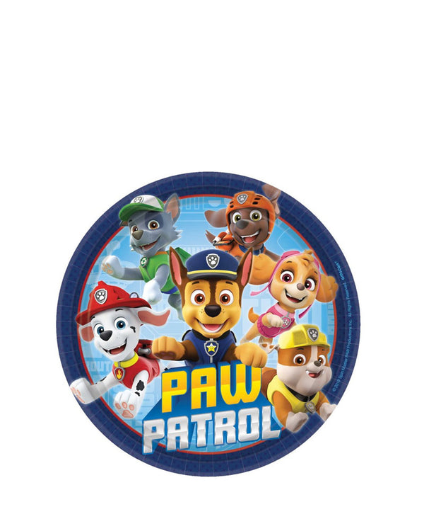 Paw Patrol Adventures 17cm Paper Plates Pack of 8