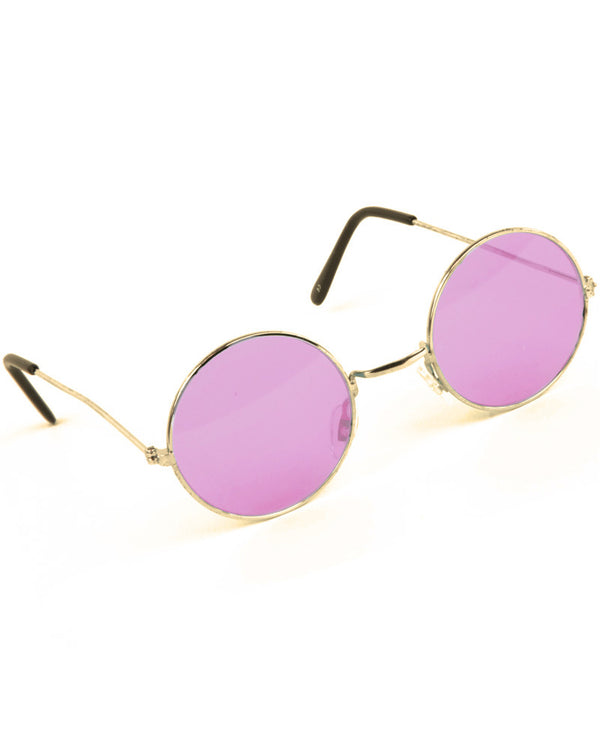 Pink 1960s Lennon Glasses