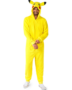 Pokemon Pikachu Adults Opposuit Onesie