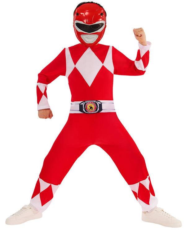 Power Rangers Red Boys Costume